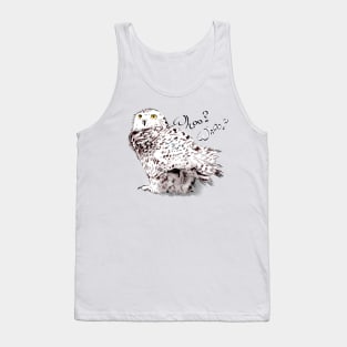 Snowy owl Tank Top